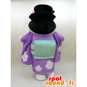 Koume mascot. Mascot flowered Japanese woman - MASFR28438 - Yuru-Chara Japanese mascots