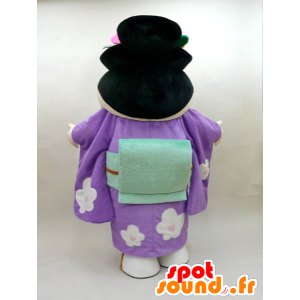 Mascotte de Koume. Mascotte de femme japonaise fleurie - MASFR28438 - Mascottes Yuru-Chara Japonaises