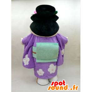 Koume maskot. Japansk blommig kvinnamaskot - Spotsound maskot