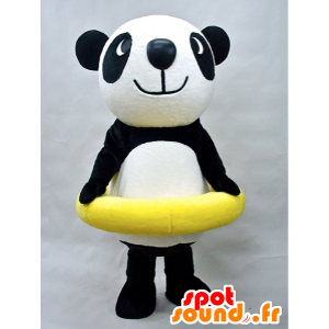 Puropanda mascot. Panda mascot with a buoy - MASFR28439 - Yuru-Chara Japanese mascots