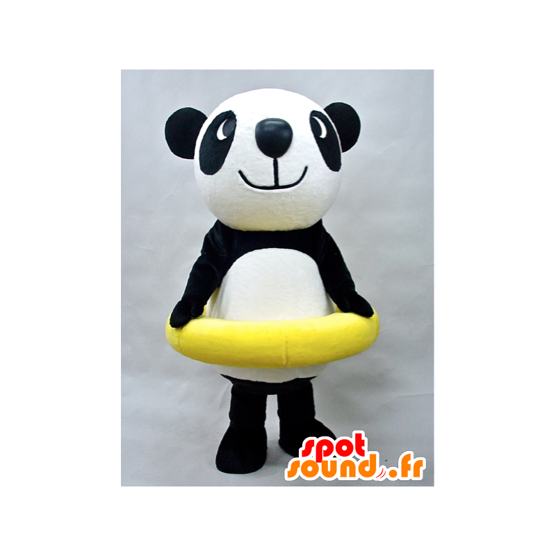 Puropanda Maskottchen. Panda-Maskottchen mit einer Boje - MASFR28439 - Yuru-Chara japanischen Maskottchen