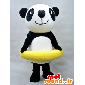Puropanda Maskottchen. Panda-Maskottchen mit einer Boje - MASFR28439 - Yuru-Chara japanischen Maskottchen