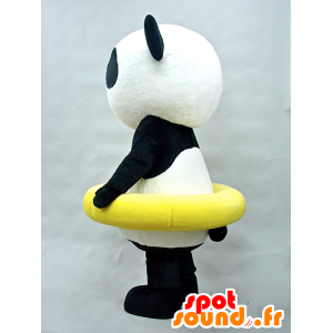 Puropanda mascot. Panda mascot with a buoy - MASFR28439 - Yuru-Chara Japanese mascots