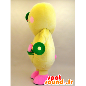Mascot Toyopi y Tokokoron. Corazón con su pequeña mascota - MASFR28440 - Yuru-Chara mascotas japonesas