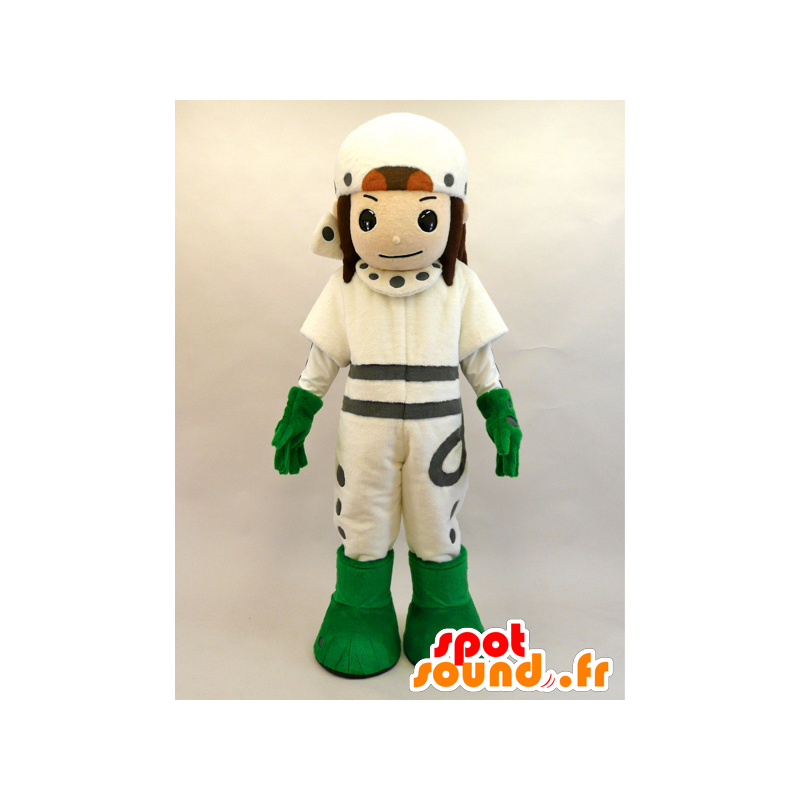 Mascot Mayuda Man. Futuristic boy mascot - MASFR28441 - Yuru-Chara Japanese mascots