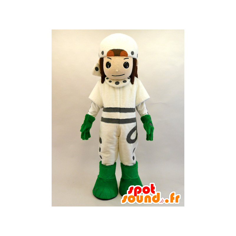 Mascot Mayuda Man. Futuristische Jungen-Maskottchen - MASFR28441 - Yuru-Chara japanischen Maskottchen