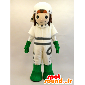 Mascot Mayuda Man. Futuristische Jungen-Maskottchen - MASFR28441 - Yuru-Chara japanischen Maskottchen