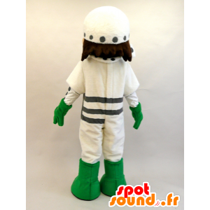 Mascotte Mayuda Man. Futuristico ragazzo mascotte - MASFR28441 - Yuru-Chara mascotte giapponese