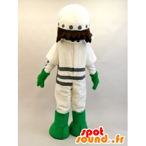 Mascot Mayuda Man. Futuristic boy mascot - MASFR28441 - Yuru-Chara Japanese mascots