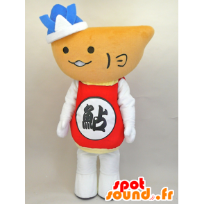 Mascot Hiayu kun. Snowman mascot, giant bowl - MASFR28443 - Yuru-Chara Japanese mascots