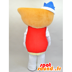 Mascot Hiayu Kun. Schneemann-Maskottchen, riesige Schüssel - MASFR28443 - Yuru-Chara japanischen Maskottchen