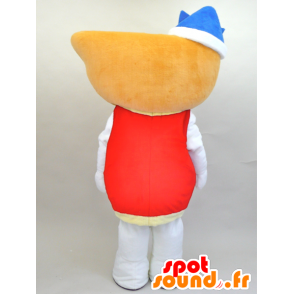 Mascot Hiayu kun. lumiukko maskotti, jättiläinen kulho - MASFR28443 - Mascottes Yuru-Chara Japonaises