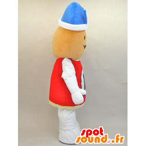 Mascot Hiayu Kun. Schneemann-Maskottchen, riesige Schüssel - MASFR28443 - Yuru-Chara japanischen Maskottchen