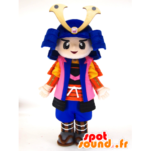 Shinma chan mascotte. Mascotte colorato samurai - MASFR28448 - Yuru-Chara mascotte giapponese