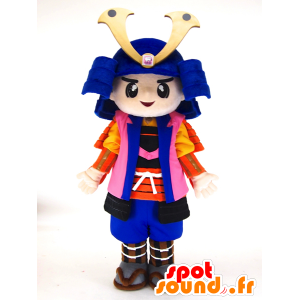 Mascotte de Shinma chan. Mascotte de samouraï coloré - MASFR28448 - Mascottes Yuru-Chara Japonaises