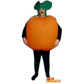 Mascote laranja gigante - MASFR007216 - frutas Mascot