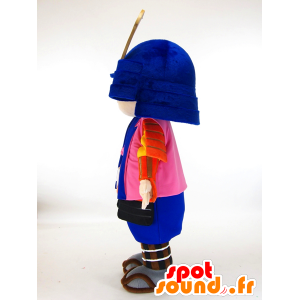 Shinma chan mascot. Mascot colorful samurai - MASFR28448 - Yuru-Chara Japanese mascots