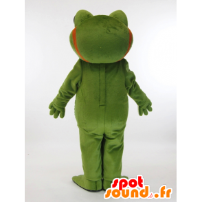 Mascota Kerotta chan. Mascota de la rana verde y amarillo - MASFR28450 - Yuru-Chara mascotas japonesas