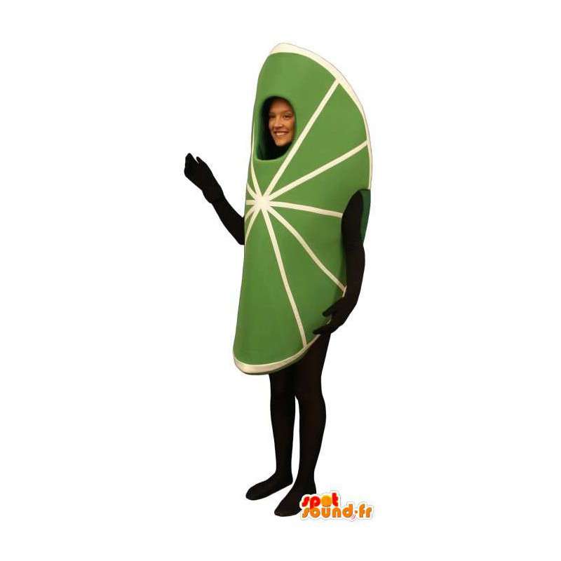Lime siivu maskotti, jättiläinen - MASFR007217 - hedelmä Mascot