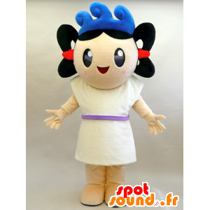 Umit kun mascot. Girl mascot with waves - MASFR28453 - Yuru-Chara Japanese mascots