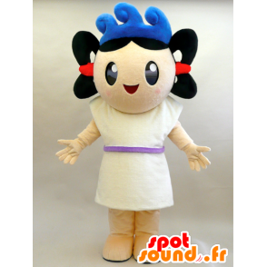 Umit kun mascotte. Ragazza mascotte con le onde - MASFR28453 - Yuru-Chara mascotte giapponese
