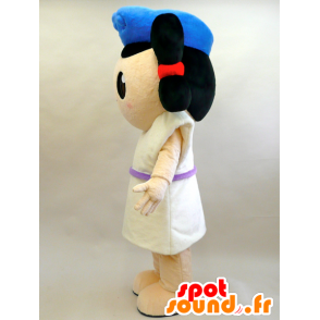Mascot Umit kun. meisje mascotte met golven - MASFR28453 - Yuru-Chara Japanse Mascottes