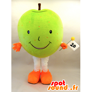 Mascota Nasshi. Gigante Mascotete manzana verde - MASFR28455 - Yuru-Chara mascotas japonesas