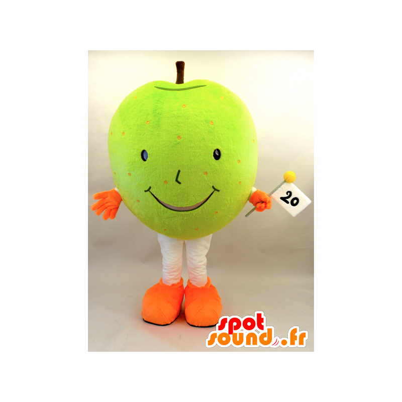 Mascota Nasshi. Gigante Mascotete manzana verde - MASFR28455 - Yuru-Chara mascotas japonesas