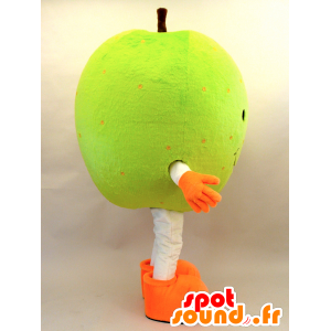 Nasshi maskot. Jättegrönt äpplemaskott - Spotsound maskot