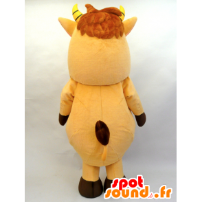 Brun hest maskot, føll med horn - MASFR28456 - Yuru-Chara japanske Mascots