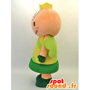 Mascota Kurutchi. Hada de la mascota, Princesa verde - MASFR28460 - Yuru-Chara mascotas japonesas