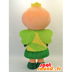 Mascot Kurutchi. Fairy Mascot, Grønn Princess - MASFR28460 - Yuru-Chara japanske Mascots