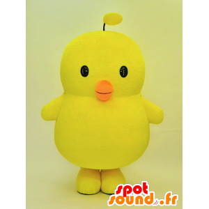 Mascotte de gros poussin jaune, très mignon - MASFR28461 - Mascottes Yuru-Chara Japonaises