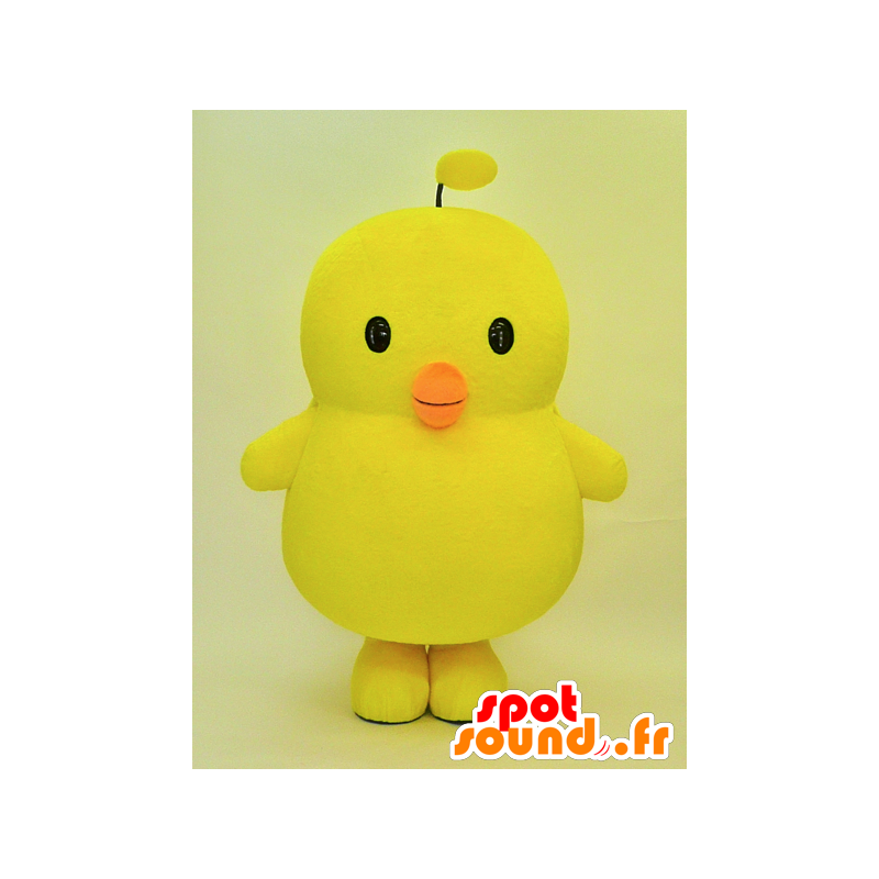 Mascotte de gros poussin jaune, très mignon - MASFR28461 - Mascottes Yuru-Chara Japonaises