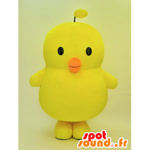 Mascotte de gros poussin jaune, très mignon - MASFR28461 - Mascottes Yuru-Chara Japonaises