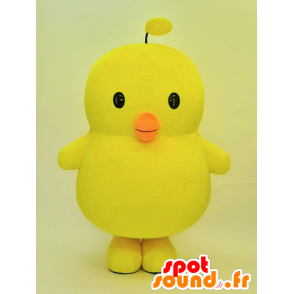 Big yellow chick mascot, very cute - MASFR28461 - Yuru-Chara Japanese mascots