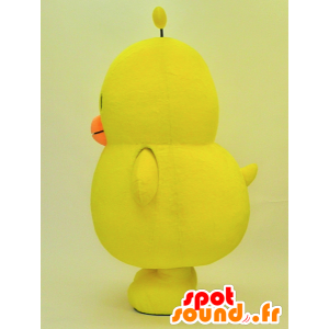 Mascotte de gros poussin jaune, très mignon - MASFR28461 - Mascottes Yuru-Chara Japonaises