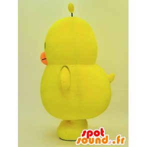 Big giallo pulcino di mascotte, molto carino - MASFR28461 - Yuru-Chara mascotte giapponese