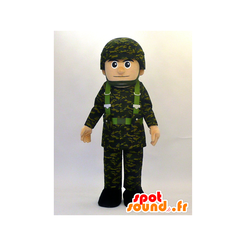 Mamoru kun mascot. Mascotte military man - MASFR28462 - Yuru-Chara Japanese mascots