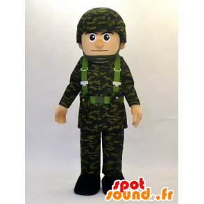 Mamoru kun mascot. Mascotte military man - MASFR28462 - Yuru-Chara Japanese mascots