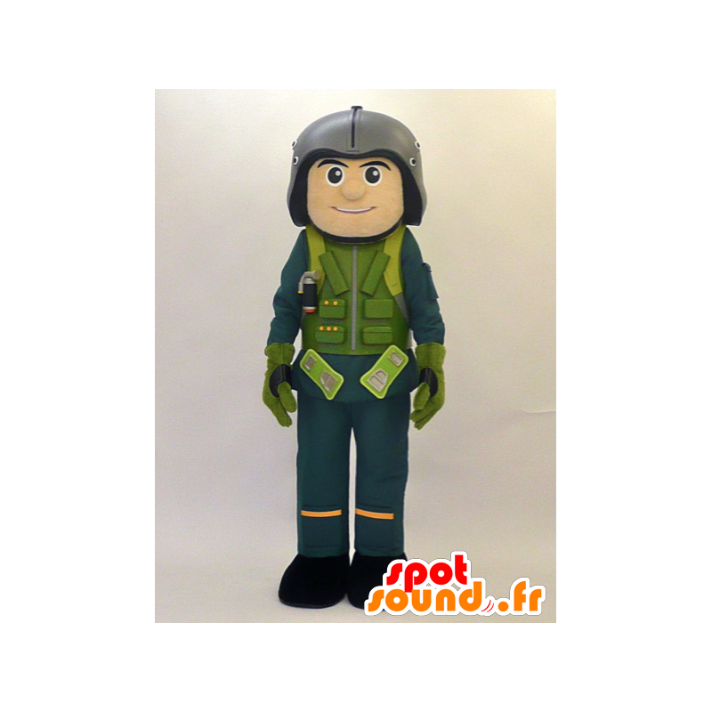 Mascot Xiang KUN. Pilot Mascot, Militær - MASFR28464 - Yuru-Chara japanske Mascots
