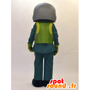 Mascot Xiang kun. Pilotti Mascot, Military - MASFR28464 - Mascottes Yuru-Chara Japonaises