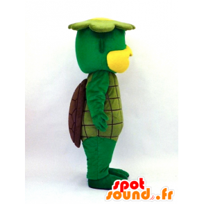 Mascotte de Kappa-kun, tortue verte souriante - MASFR26126 - Yuru-Chara Japanese mascots