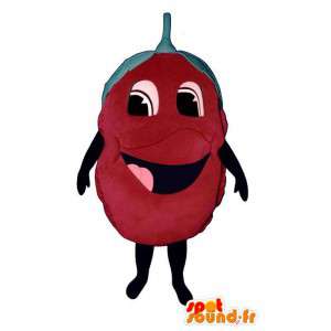 Mascotte de framboise géante - MASFR007223 - Mascotte de fruits