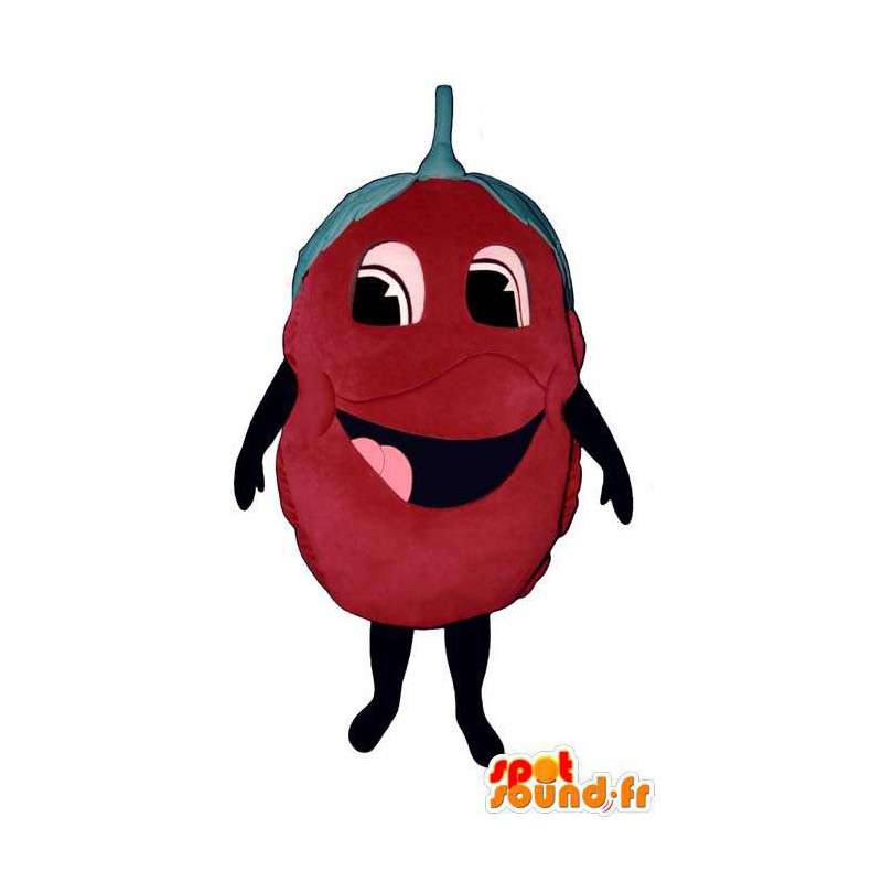 Mascot framboesa gigante - MASFR007223 - frutas Mascot