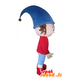 Noddy maskot, berömd tecknad pojke - Spotsound maskot