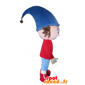 Noddy maskot, berömd tecknad pojke - Spotsound maskot