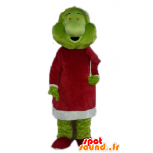 Grinch Maskottchen, berühmte grüne Monster Cartoon - MASFR028502 - Maskottchen berühmte Persönlichkeiten