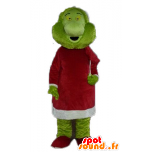 Grinch mascotte, famoso cartone animato mostro verde - MASFR028502 - Famosi personaggi mascotte