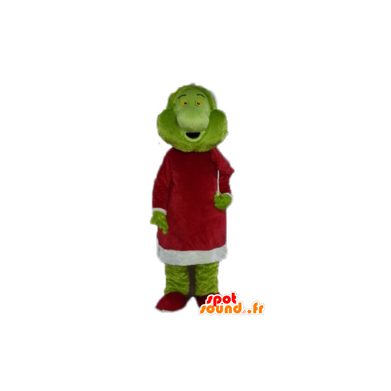 Grinch mascotte, de beroemde groene monster cartoon - MASFR028502 - Celebrities Mascottes